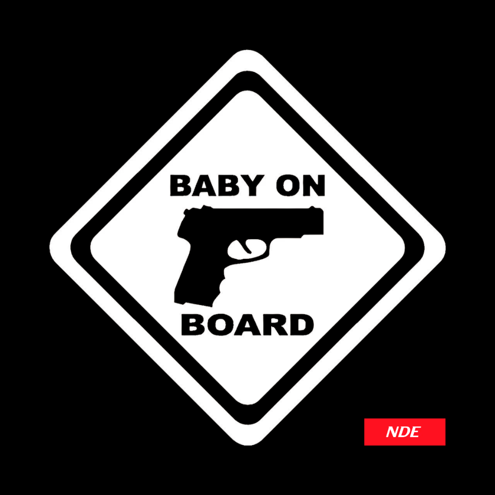 STICKER DECAL BABY ON BOARD