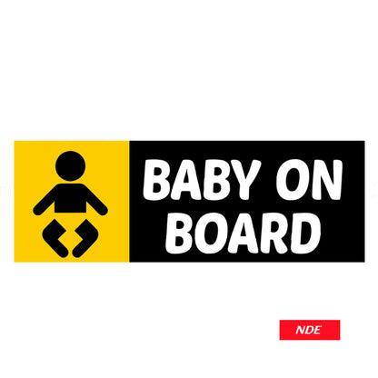 STICKER DECAL BABY ON BOARD