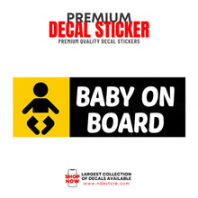 STICKER DECAL BABY ON BOARD