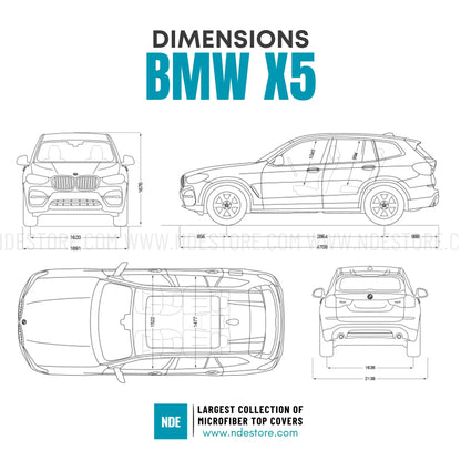 TOP COVER MICROFIBER FOR BMW X5 - ndestore.com