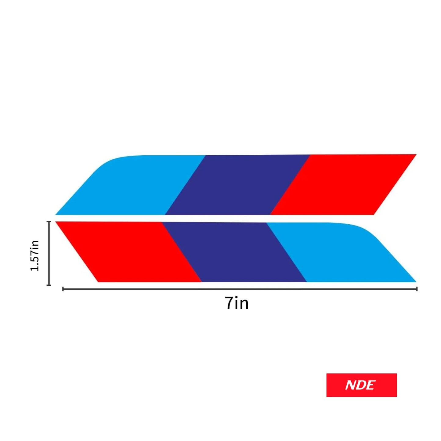 STICKER DECAL BMW STRIPES