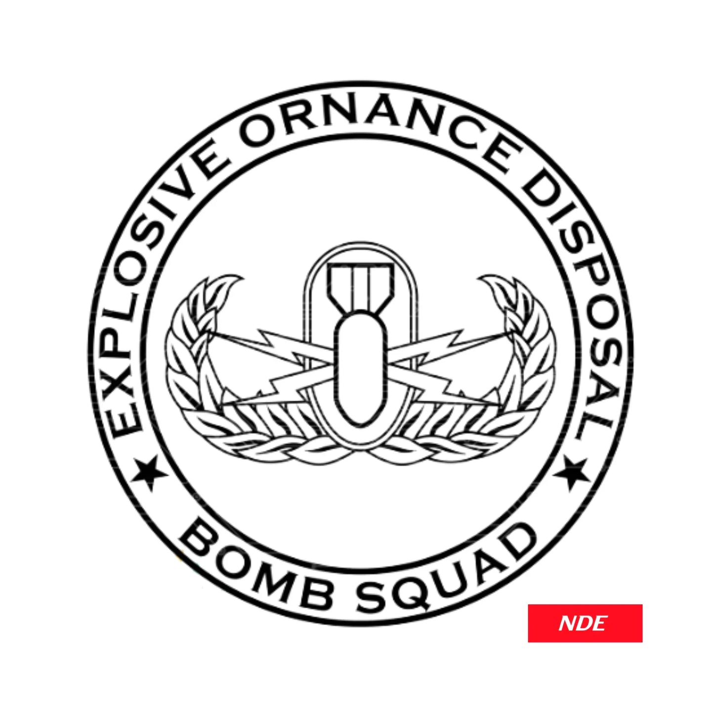 STICKER DECAL BOMB SQUAD