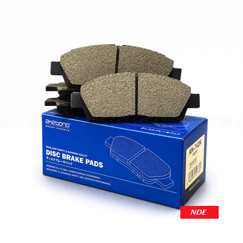 BRAKE DISC PAD SET FRONT AKEBONO FOR TOYOTA COROLLA (2008-2026)