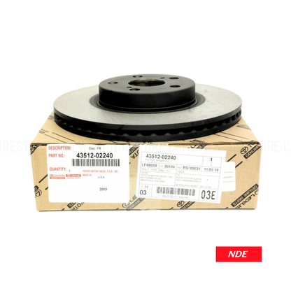 BRAKE WHEEL ROTOR FRONT FOR TOYOTA COROLLA (2008-2026)