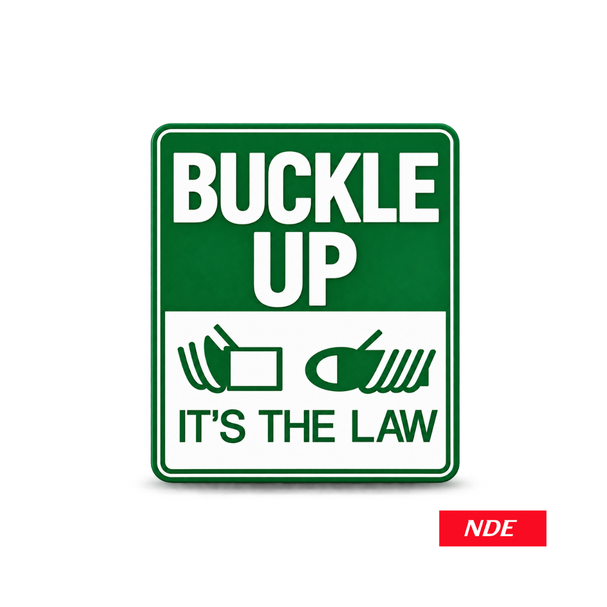 STICKER DECAL BUCKLE UP