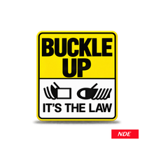 STICKER DECAL BUCKLE UP