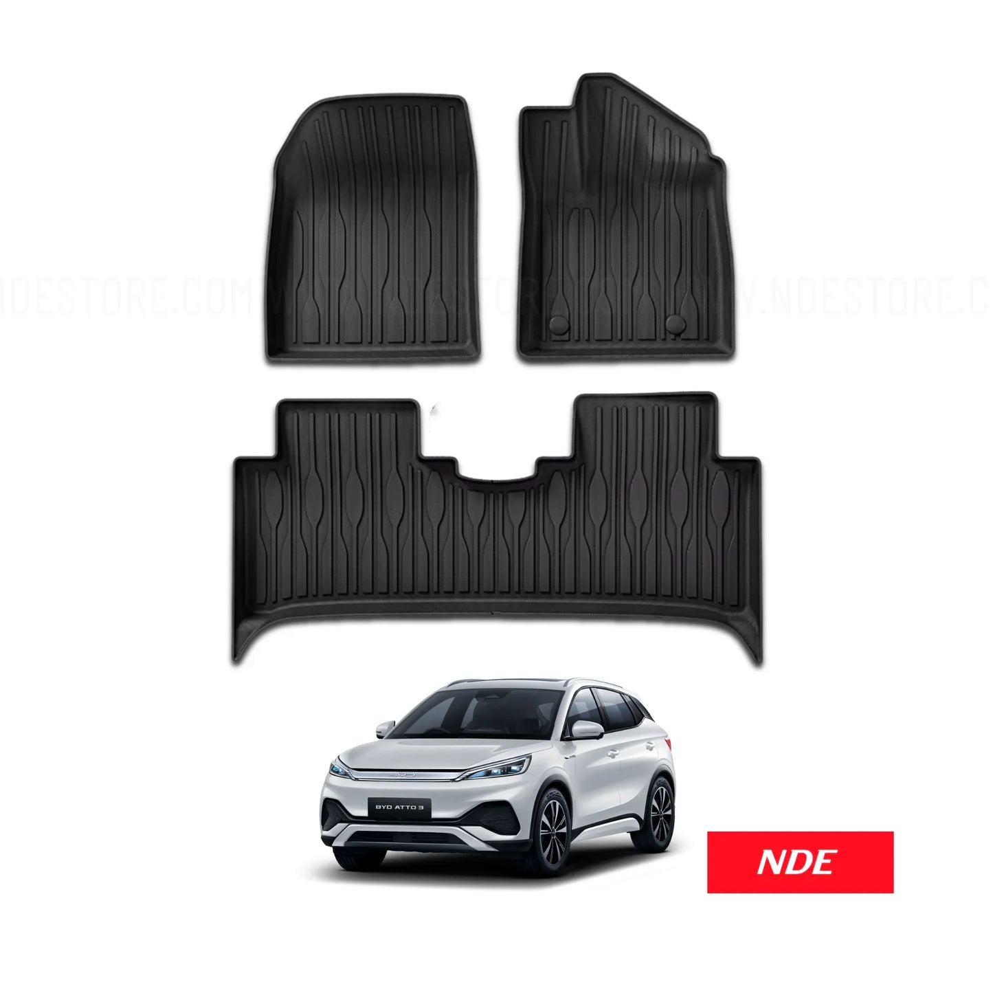 FLOOR MAT SET TPE FOR BYD ATTO 3