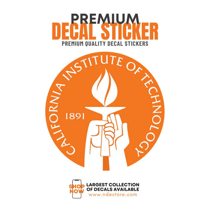 STICKER DECAL CALIFORNIA INSTITUTE OF TECHNOLOGY