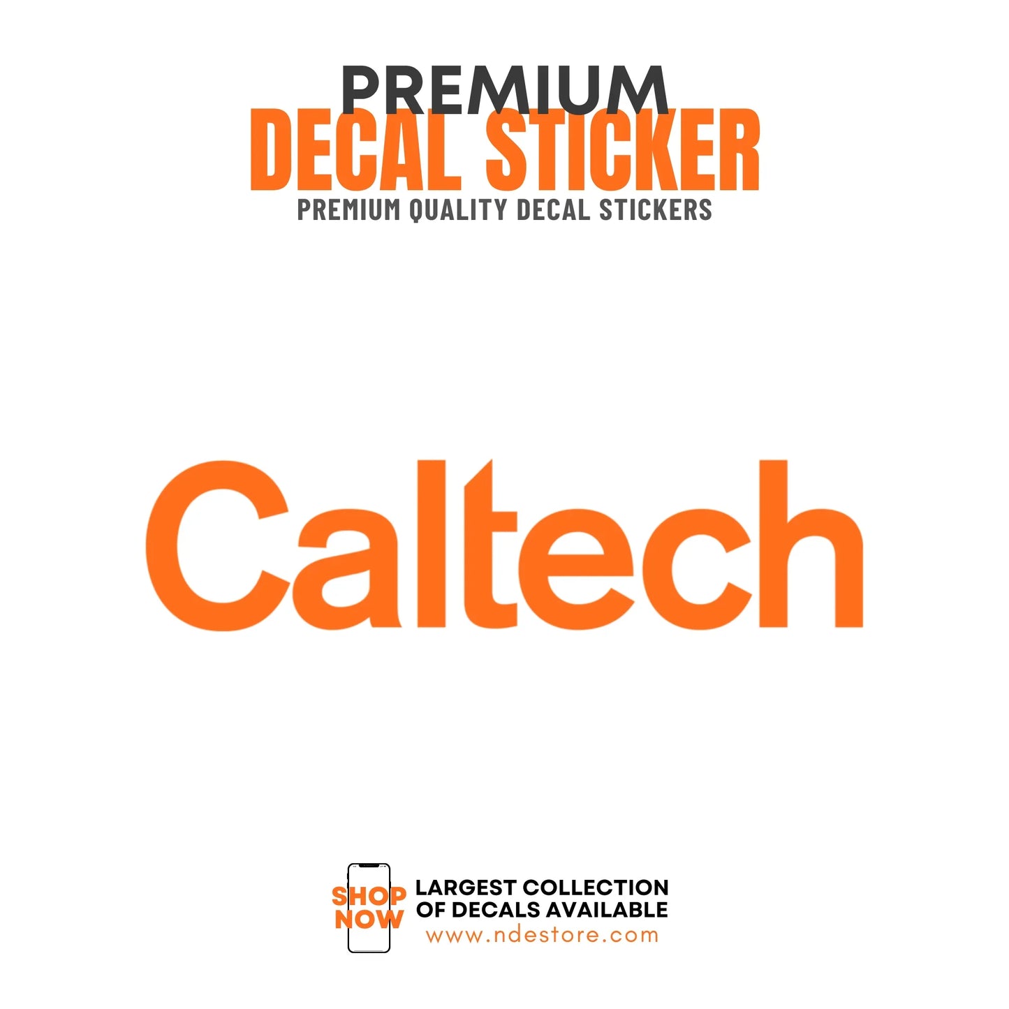 STICKER DECAL CALTECH
