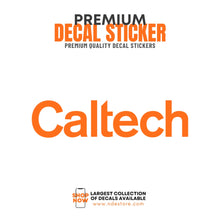 STICKER DECAL CALTECH