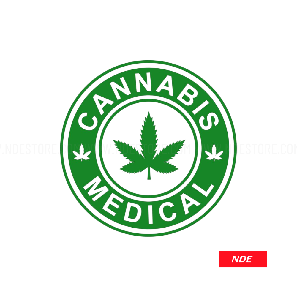 STICKER DECAL CANNABIS MEDICAL