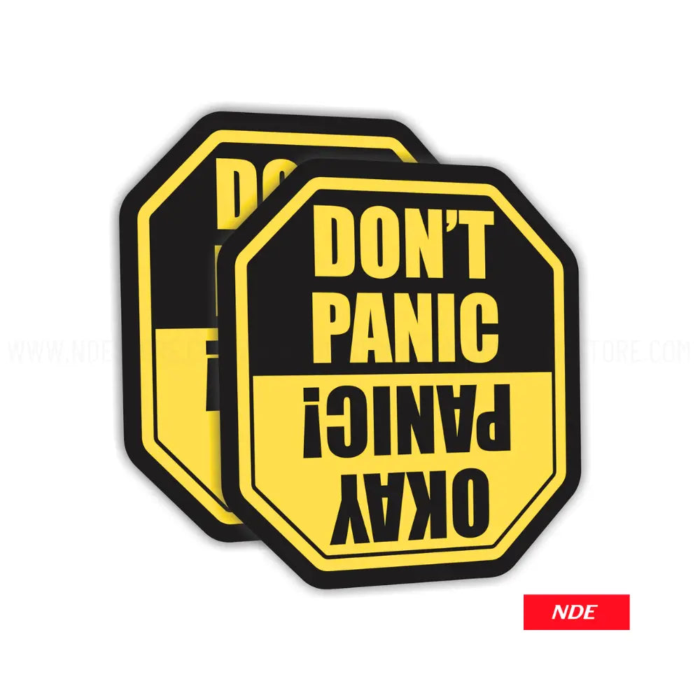 STICKER DECAL PANIC