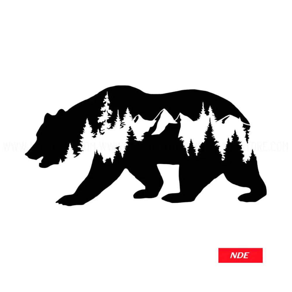 STICKER DECAL POLAR BEAR