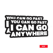 STICKER DECAL GO FAST