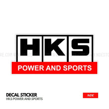 STICKER HKS POWER AND SPORTS (D247) - ndestore.com