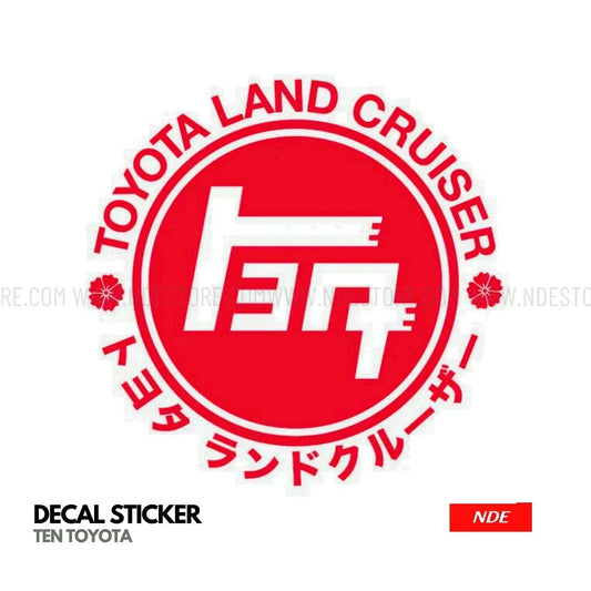 STICKER TEN TOYOTA LAND CRUISER - ndestore.com