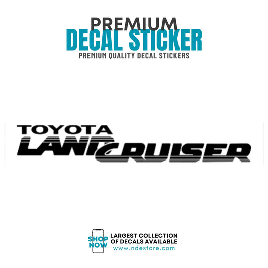 STICKER DECAL TOYOTA LAND CRUISER