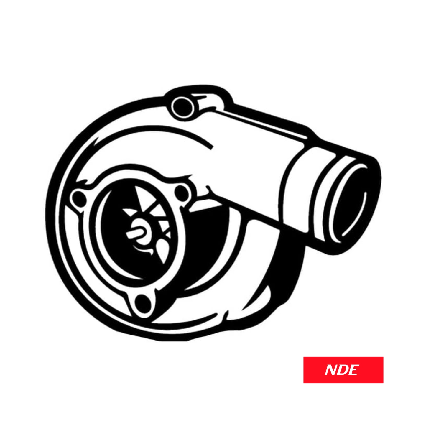 STICKER DECAL CAR TURBO