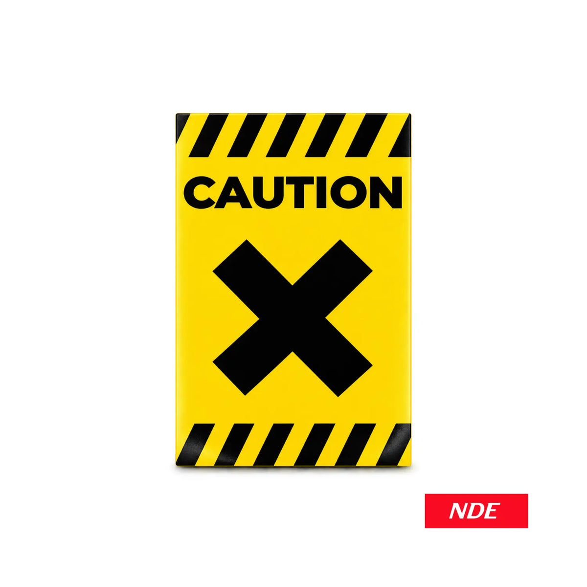 Caution warning sticker decal