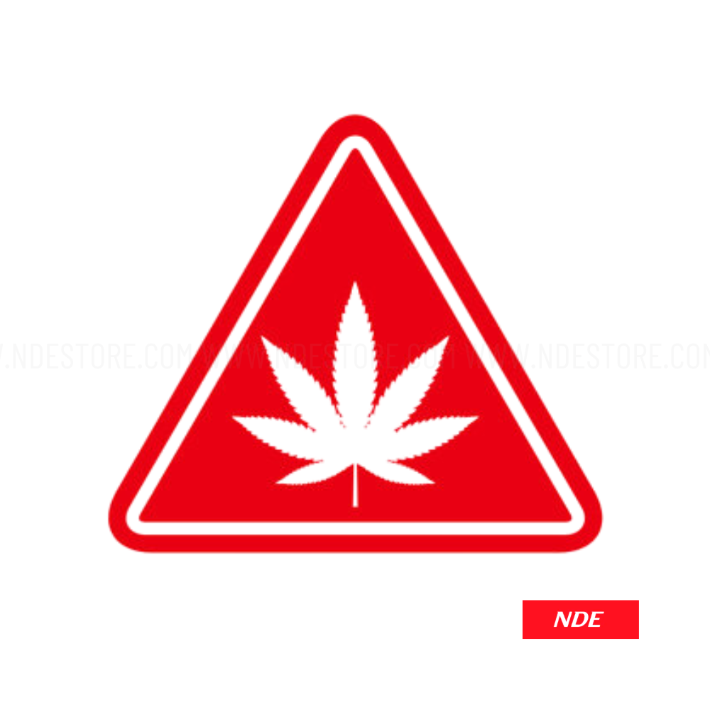 STICKER DECAL CANNABIS