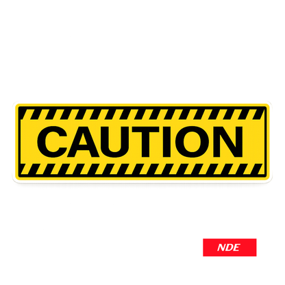STICKER DECAL CAUTION