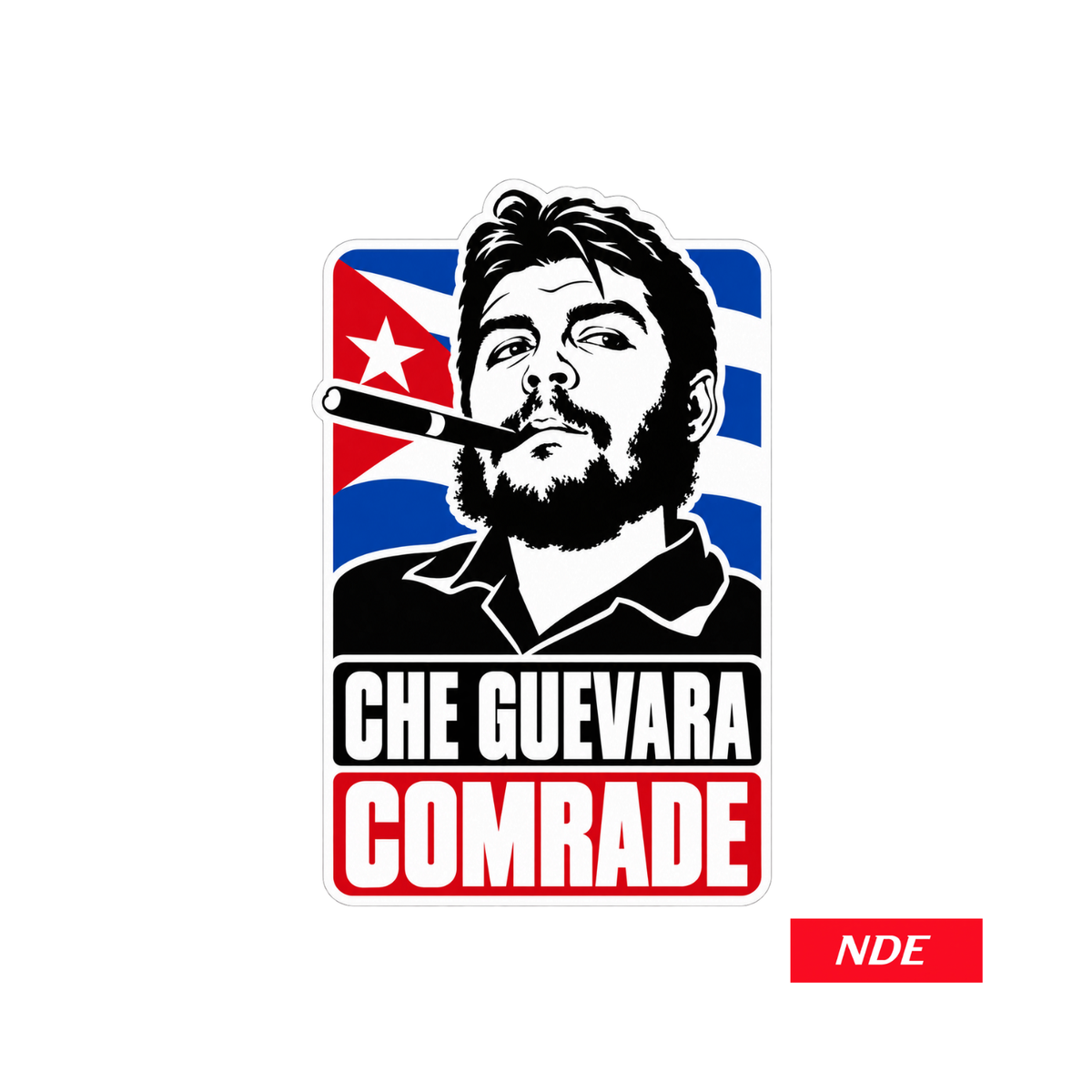 Che Guevara Comrade Portrait Global Leader Series vinyl cut decal sticker