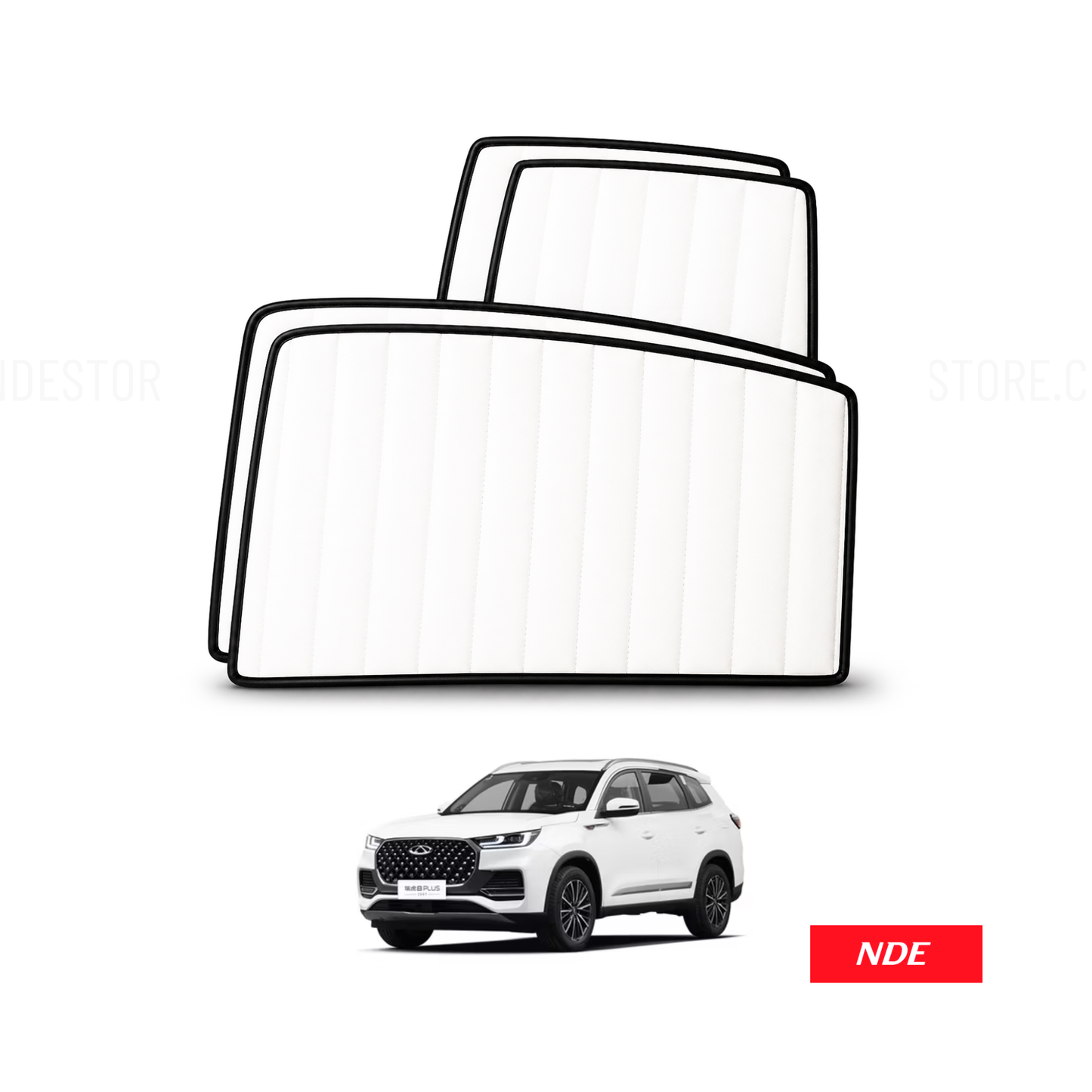 SUN SHADE SET WHITE FOR CHERY TIGGO 8