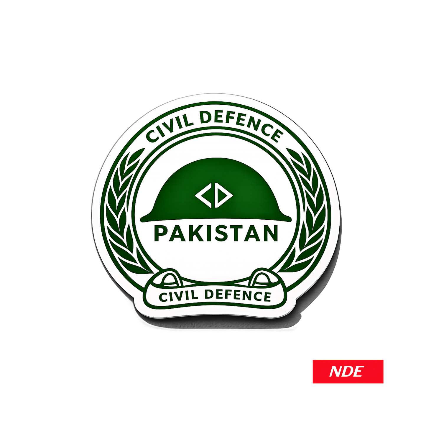 STICKER DECAL PAKISTAN CIVIL DEFENCE