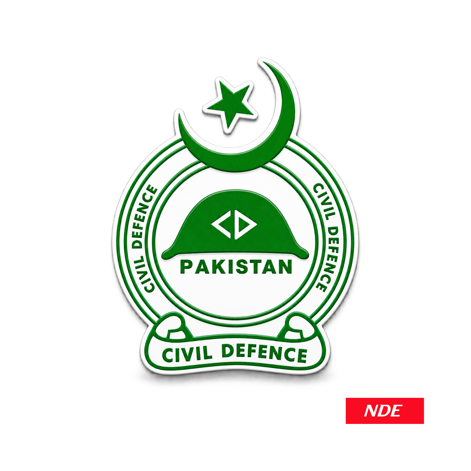 STICKER DECAL PAKISTAN CIVIL DEFENCE