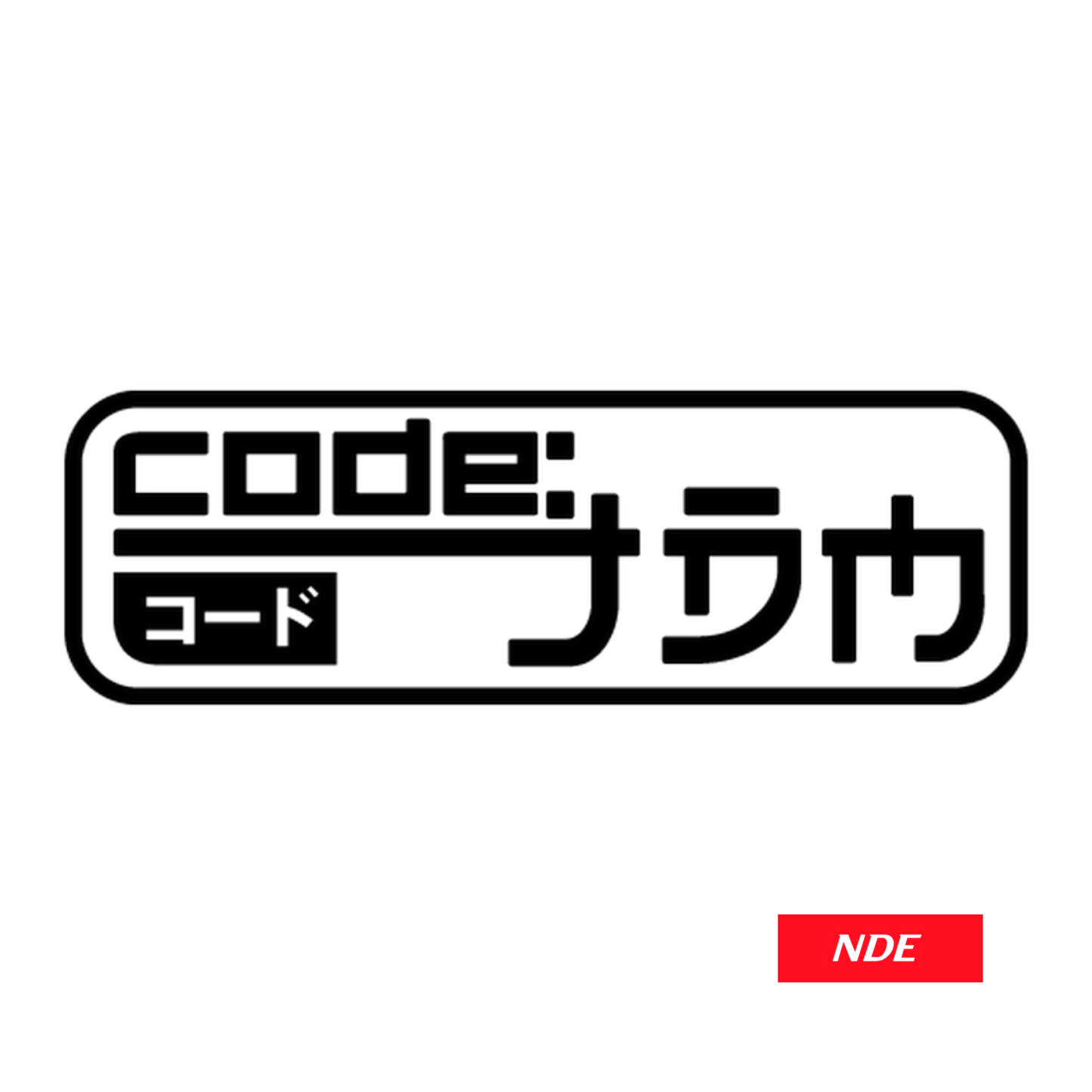 STICKER DECAL CODE JDM
