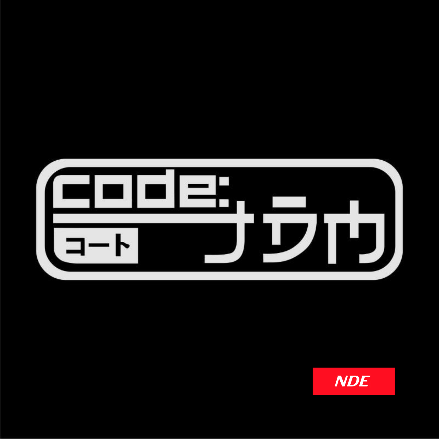 STICKER DECAL CODE JDM