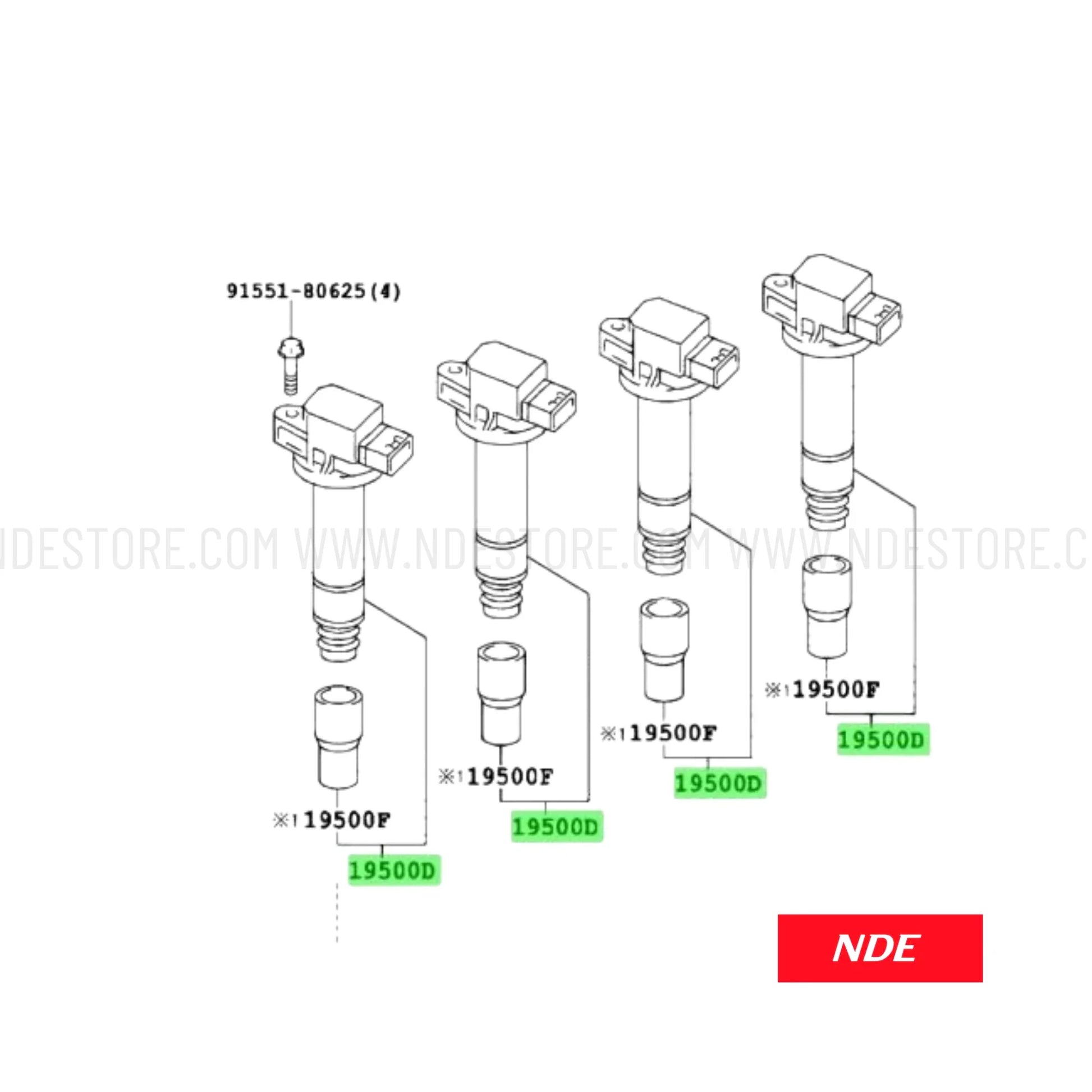 IGNITION COIL GENUINE FOR TOYOTA COROLLA (2008-2021)