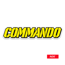 STICKER DECAL COMMANDO