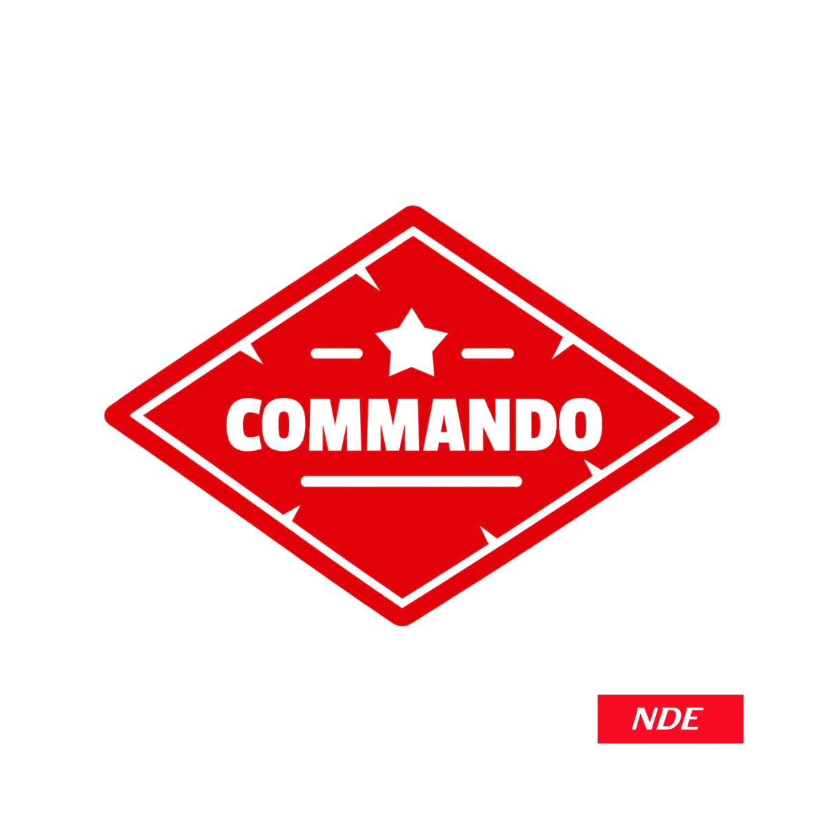 STICKER DECAL COMMANDO