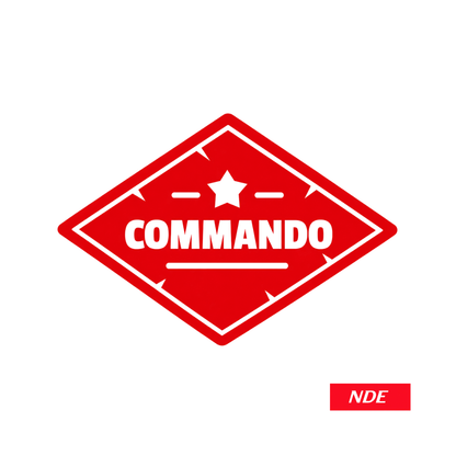 STICKER DECAL COMMANDO