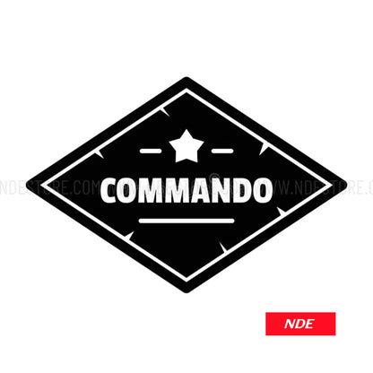 STICKER DECAL COMMANDO