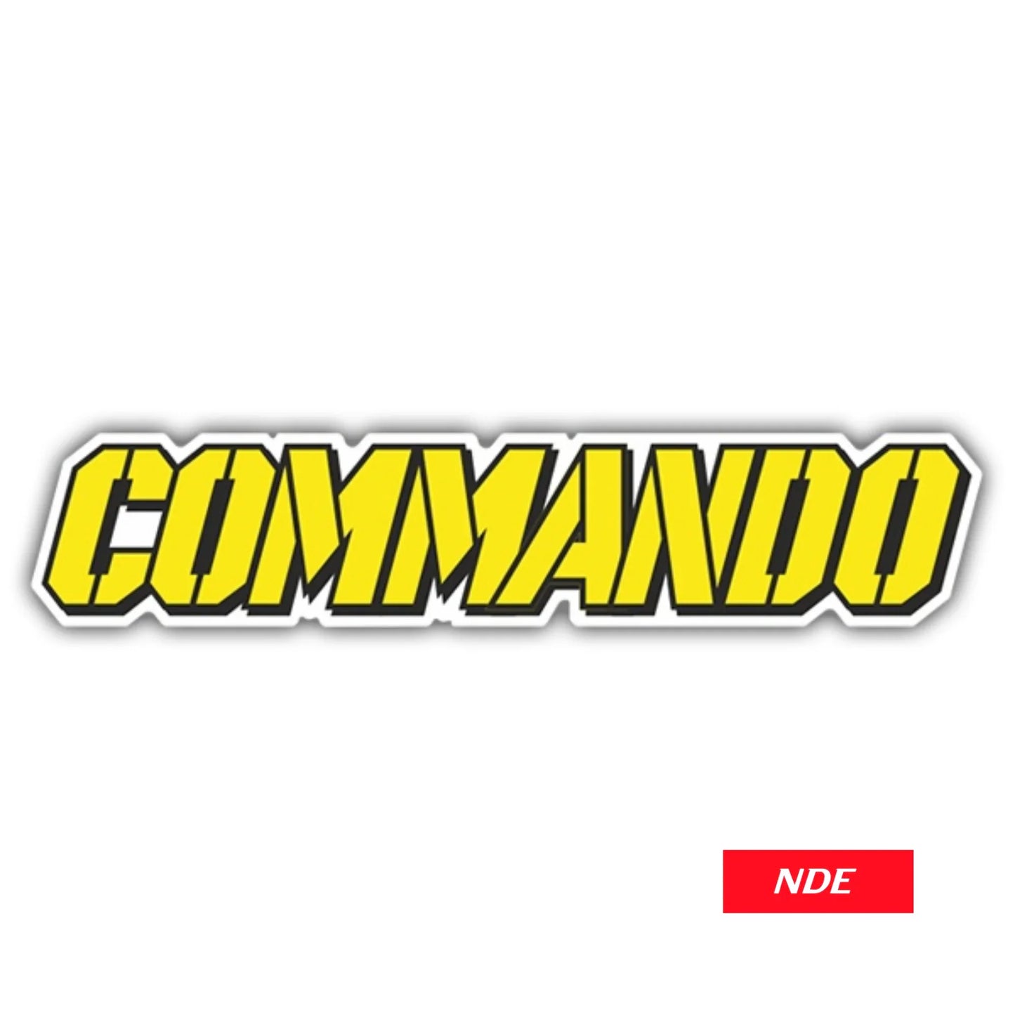 STICKER DECAL COMMANDO