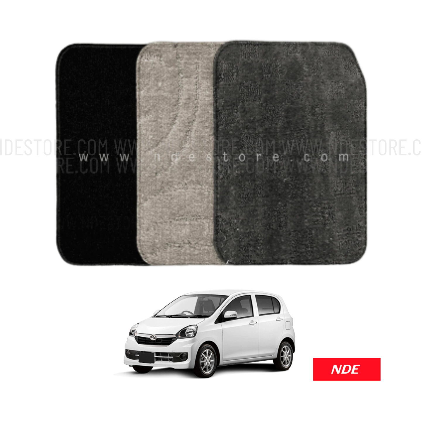 FLOOR MAT CARPET SET FOR DAIHATSU MIRA (2017-2021)