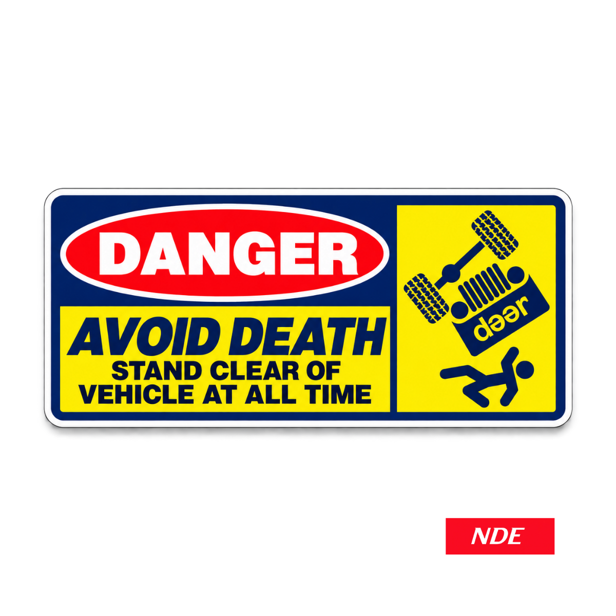 STICKER DECAL DANGER CAUTION