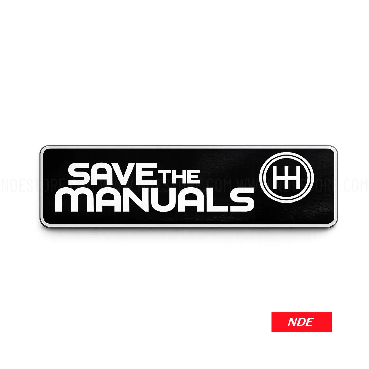 STICKER DECAL SAVE THE MANUALS