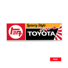 STICKER DECAL TOYOTA LUXURY STYLE