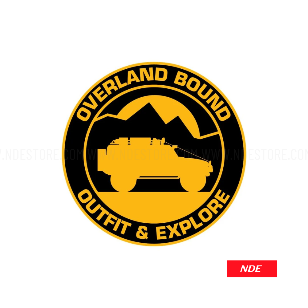 STICKER DECAL OVERLAND BOUND