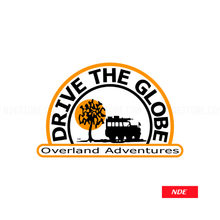 STICKER DECAL DRIVE THE GLOBE