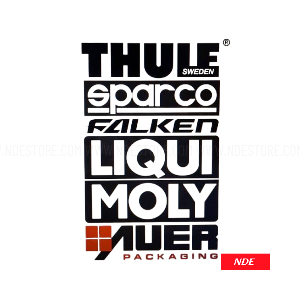 STICKER DECAL RACING BRANDS