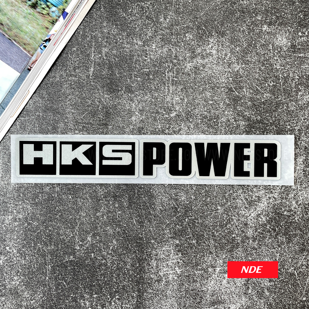 STICKER DECAL HKS POWER