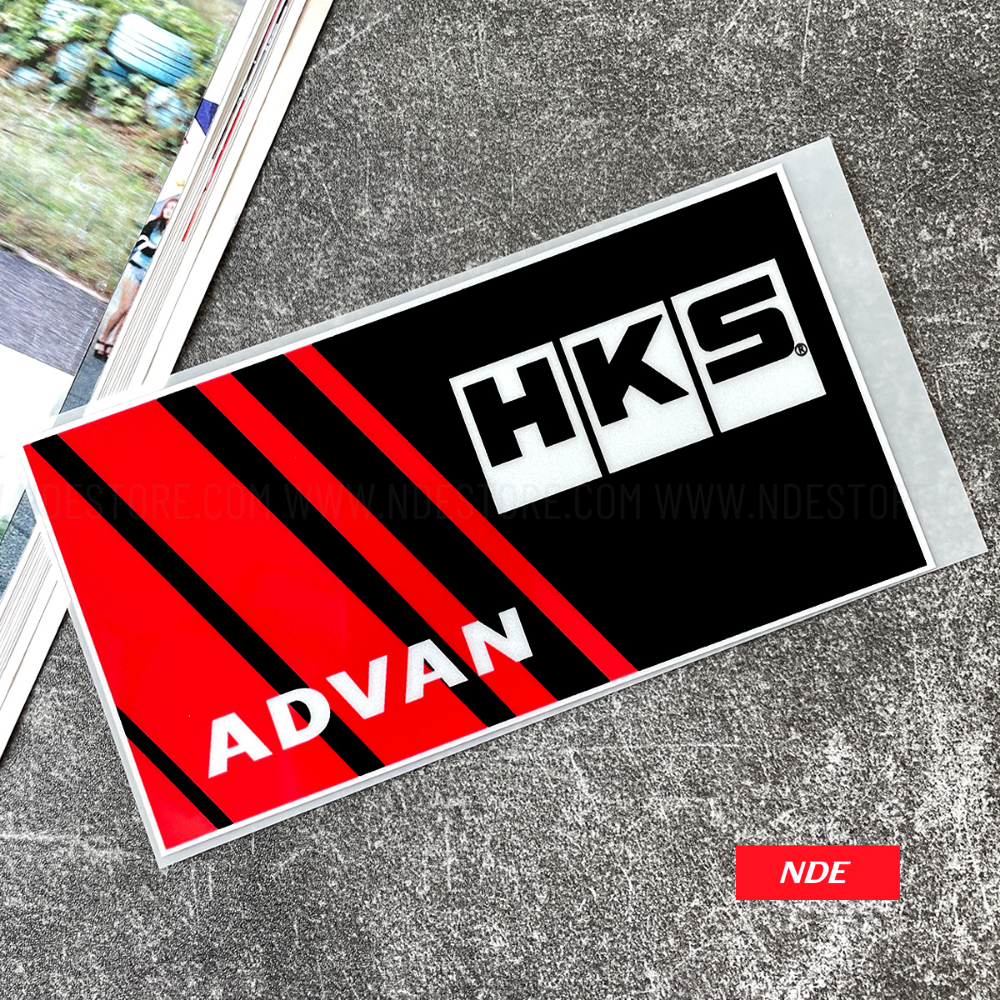 STICKER DECAL HKS ADVAN