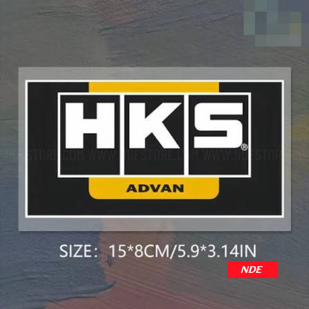 STICKER DECAL HKS ADVAN