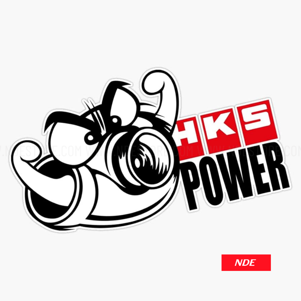 STICKER DECAL HKS POWER
