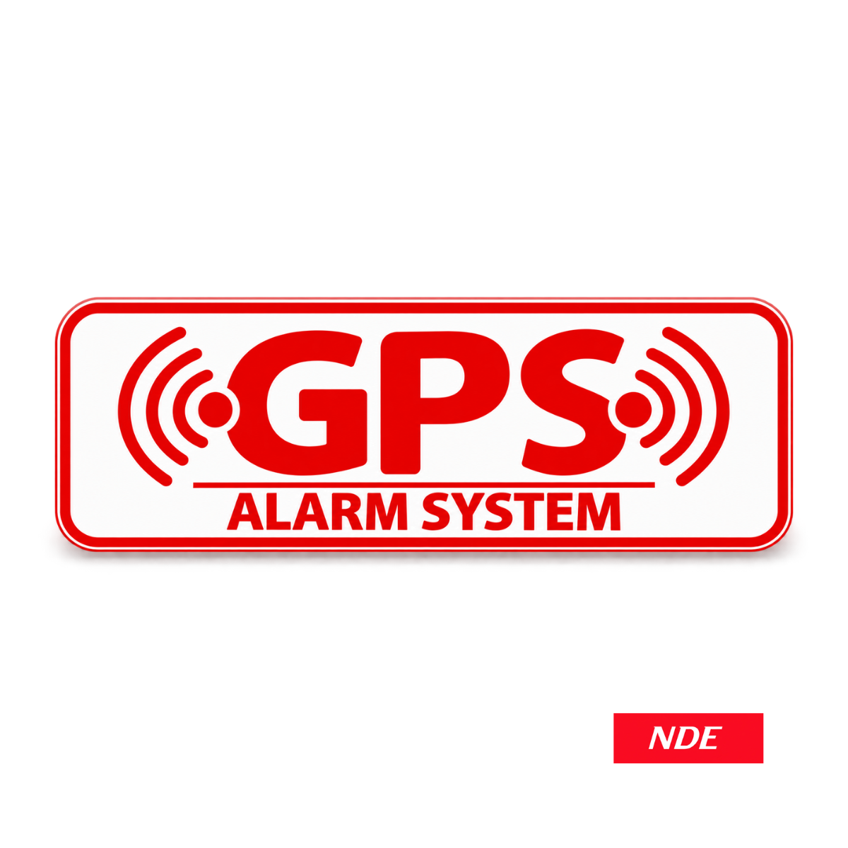 STICKER CAR ALARM SYSTEM STICKERS (SKU O6778)
