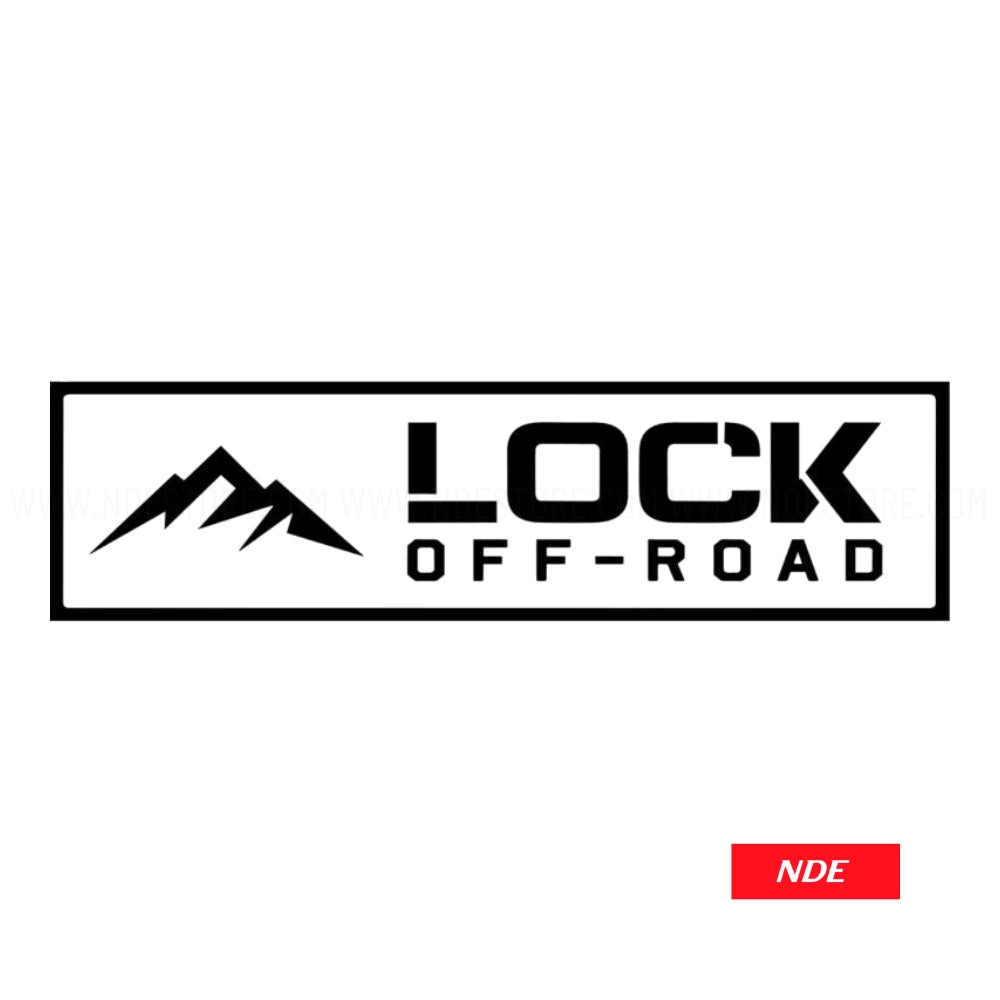 STICKER DECAL LOCK OFF ROAD